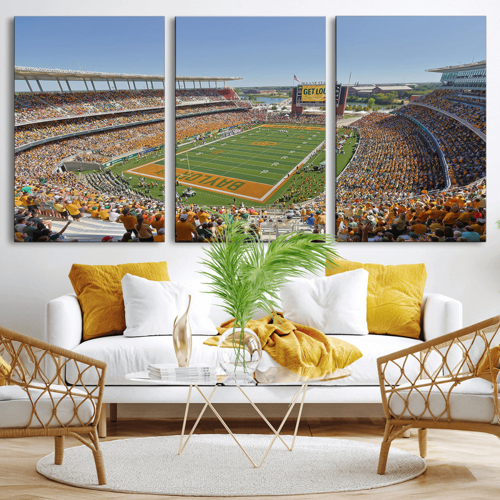 Baylor University Bears Football Team Print - Waco McLane