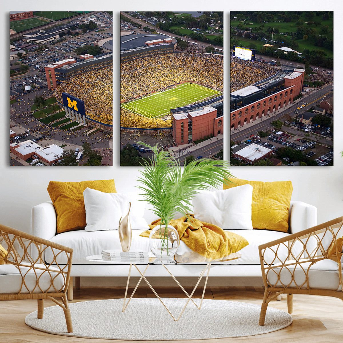 University of Michigan Wolverines Football Team Print - Ann