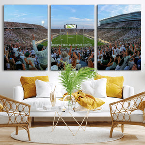 Michigan State Spartans Football Team Art Print - East