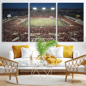 Texas Tech Red Raiders Football Team Print - Lubbock Jones