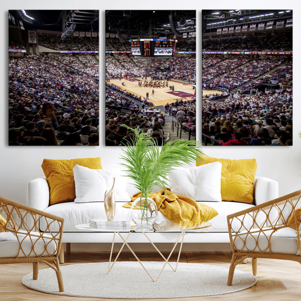 University of Nebraska Cornhuskers Basketball Team Print -