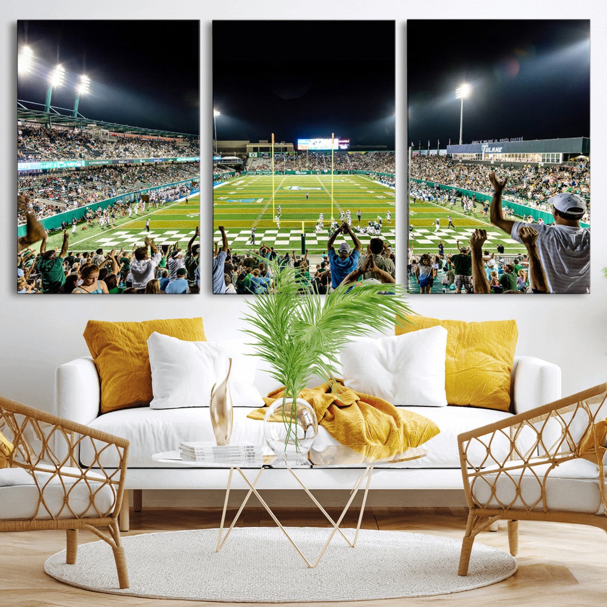 The Tulane University Green Wave Football Team Print - New