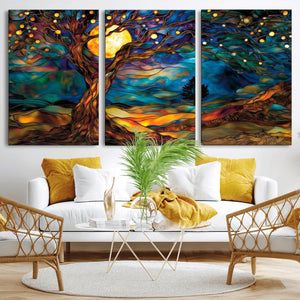 Tree of Life Wall Art - Yggdrasil Tree of Life Canvas Print