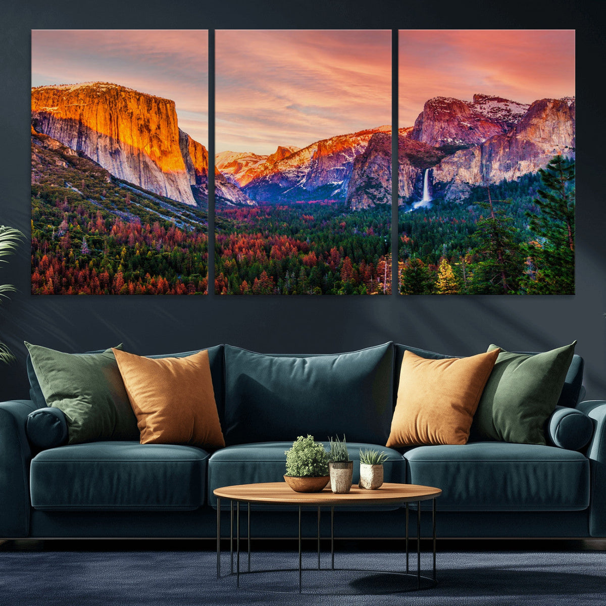 Yosemite Nal Park Wall Art Landscape Canvas Print El Capitan