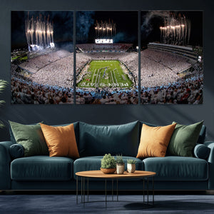 Penn Stadium Football Wall Art Canvas Print, Pennsylvania