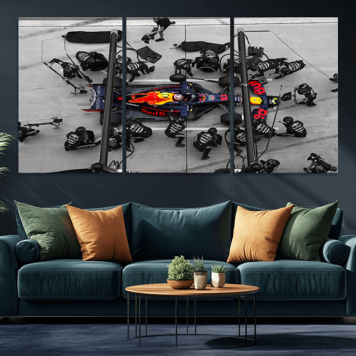 RedBull Formula 1 Canvas Wall Art Print