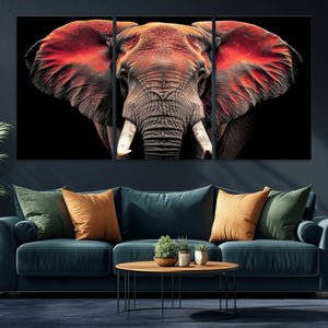 Elephant Wall Art Canvas Print