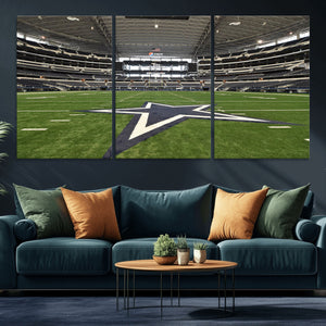 Dallas Cowboys Football Team Print - Arlington AT&T Stadium