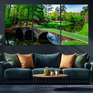 Augusta National Golf Club Wall Art - Panoramic Bridge &