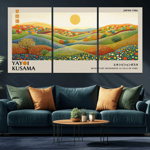 Yayoi Kusama Wall Art Print – Yayoi Kusama Wabi Sabi