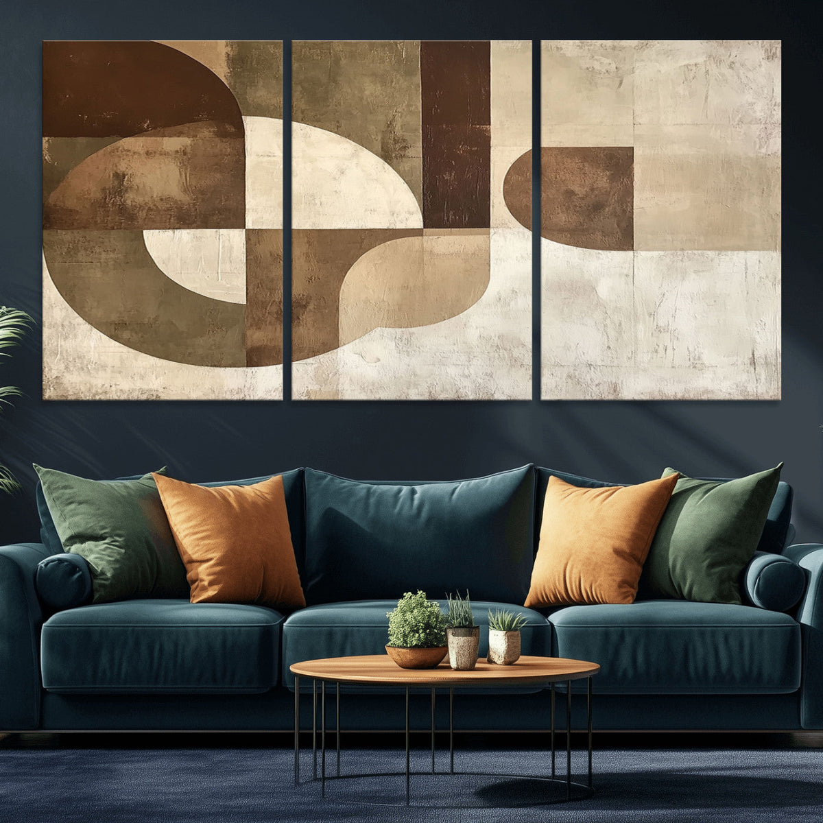 Wabi Sabi Geometric Wall Art | Abstract Modern Minimalist