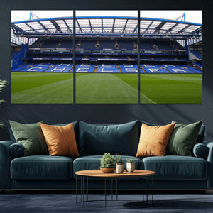 Stamford Bridge Chelsea Football Stadium Canvas Wall Art