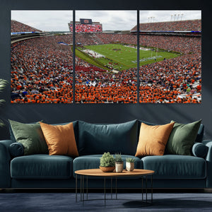 Jordan-Hare Stadium Wall Art Canvas Print, College Sports