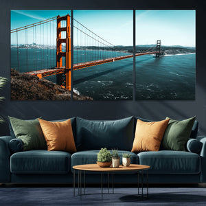 Golden Gate Bridge Wall Art Canvas Print – San Francisco
