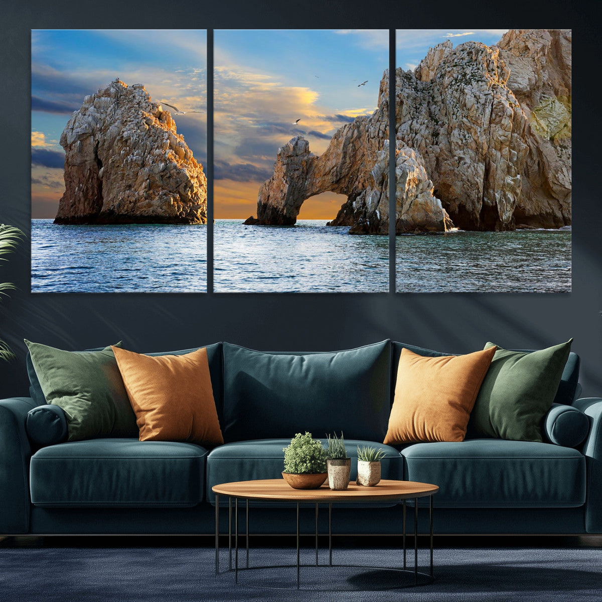 The Arch Cabo San Lucas Ocean Arch Wall Art Canvas Print,
