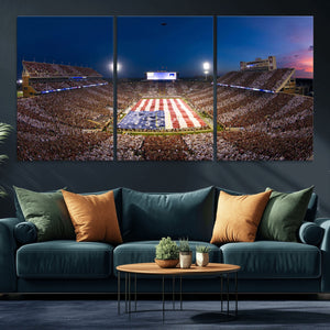 Oklahoma Sooners Memorial Stadium Wall Art Canvas Print,