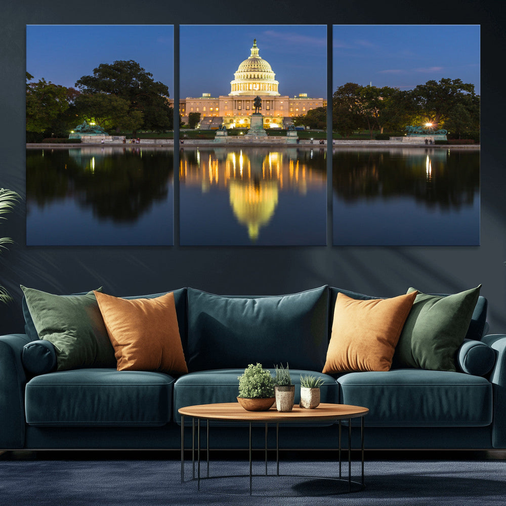 US Capitol Building Wall Art Canvas Print – Washington DC