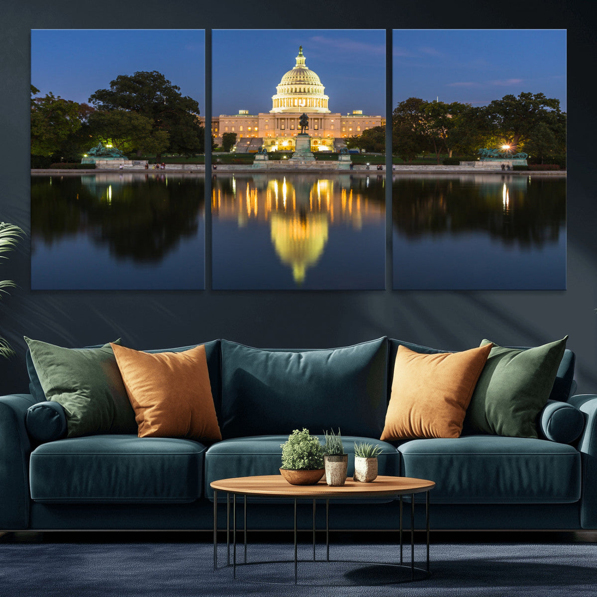US Capitol Building Wall Art Canvas Print – Washington DC