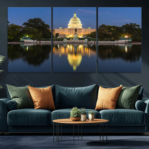 US Capitol Building Wall Art Canvas Print – Washington DC