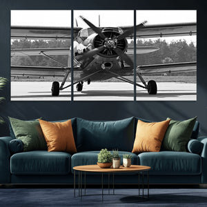 Wall Art Old War Plane Canvas Print