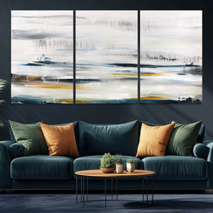 Soft Color Abstract Canvas Print