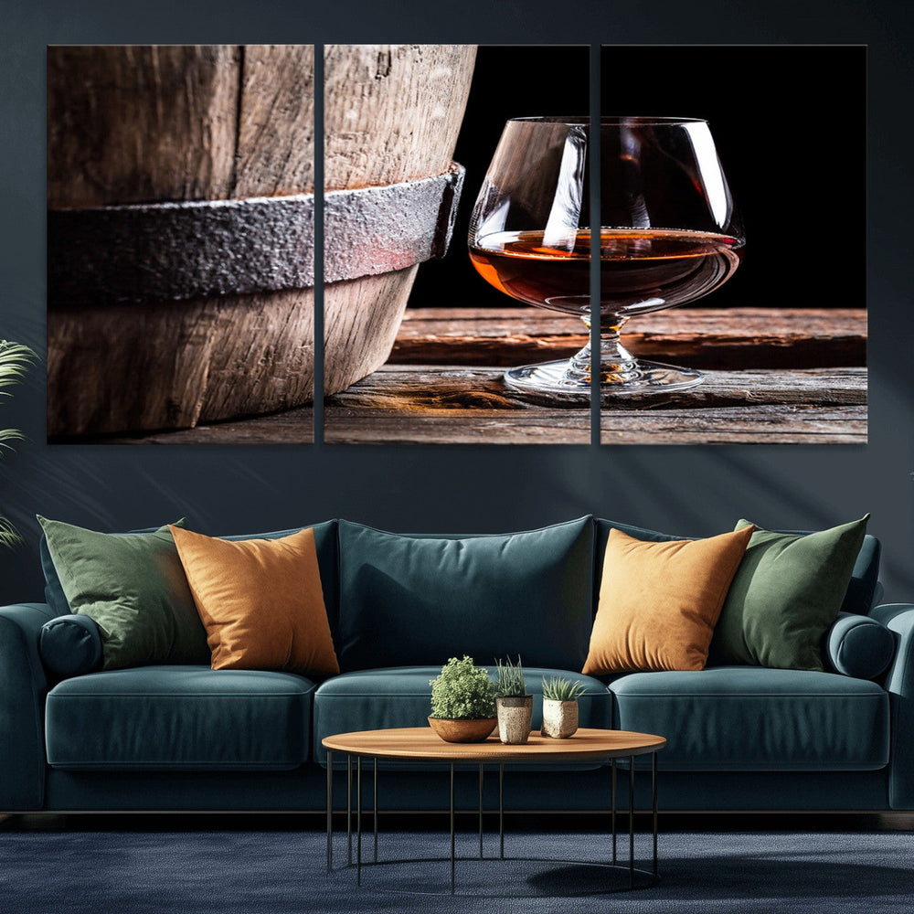 Scots Whiskey Wall Art Canvas Print