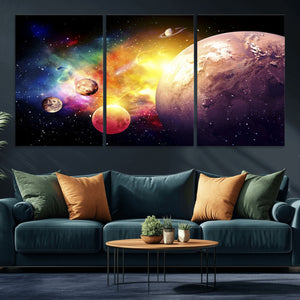 Space and Galaxy Canvas Print