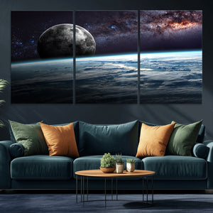 Space and Planet Canvas Print