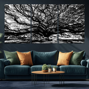 Mighty Angel Oak Wall Art | Angel Oak Tree Art Print