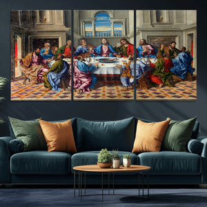 The Last Supper Multi Panel Canvas Wall Art