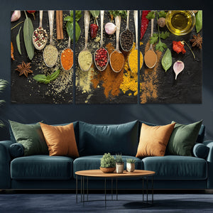 Spices Wall Art Canvas Print