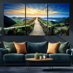 Mountain Landscape Wall Art Canvas Print