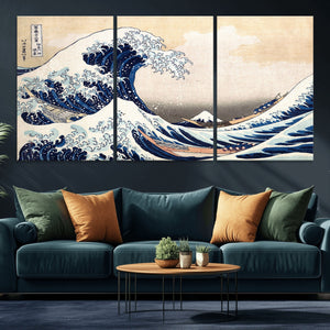 Hokusai: The Breaking Wave off Kanagawa Canvas Print