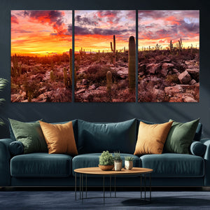 Arizona Desert Print, Western Cowboy Wall Art Print