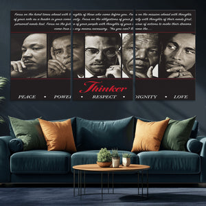 Thinkers of Wall Art Canvas Print - Inspirational Wall Art