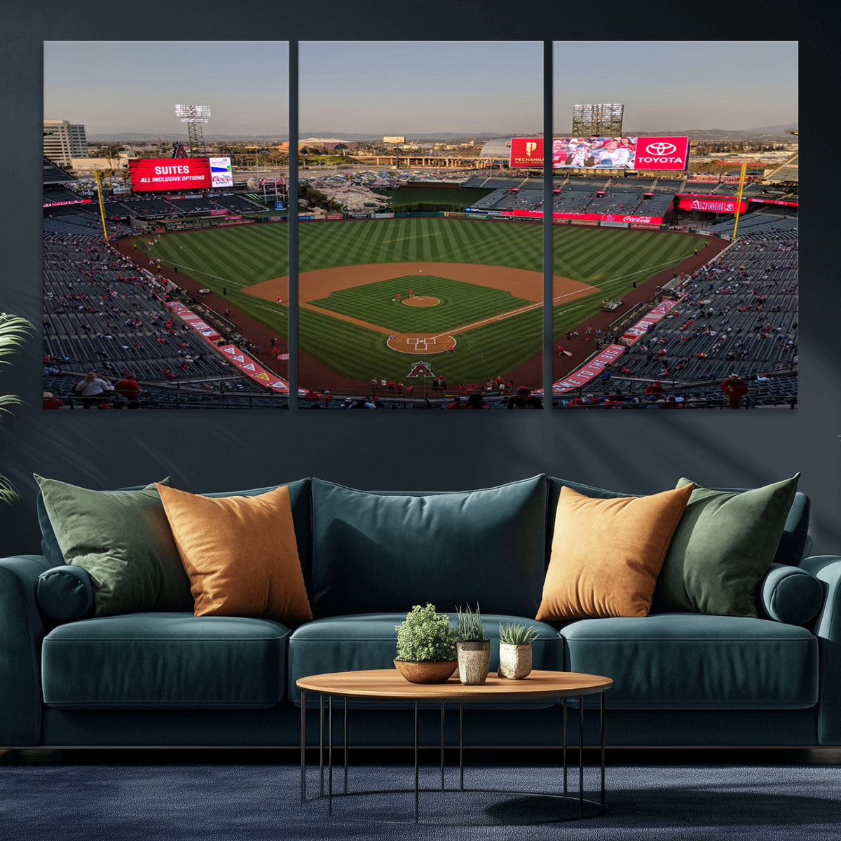 Los Angeles Angels Baseball Canvas Print - Anaheim Angel