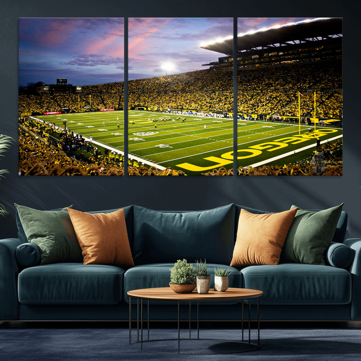 University of Oregon Ducks Football Team Print - Eugene