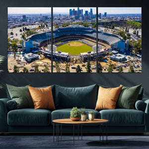 Los Angeles Dodgers Dodger Stadium Wall Art Canvas Print -