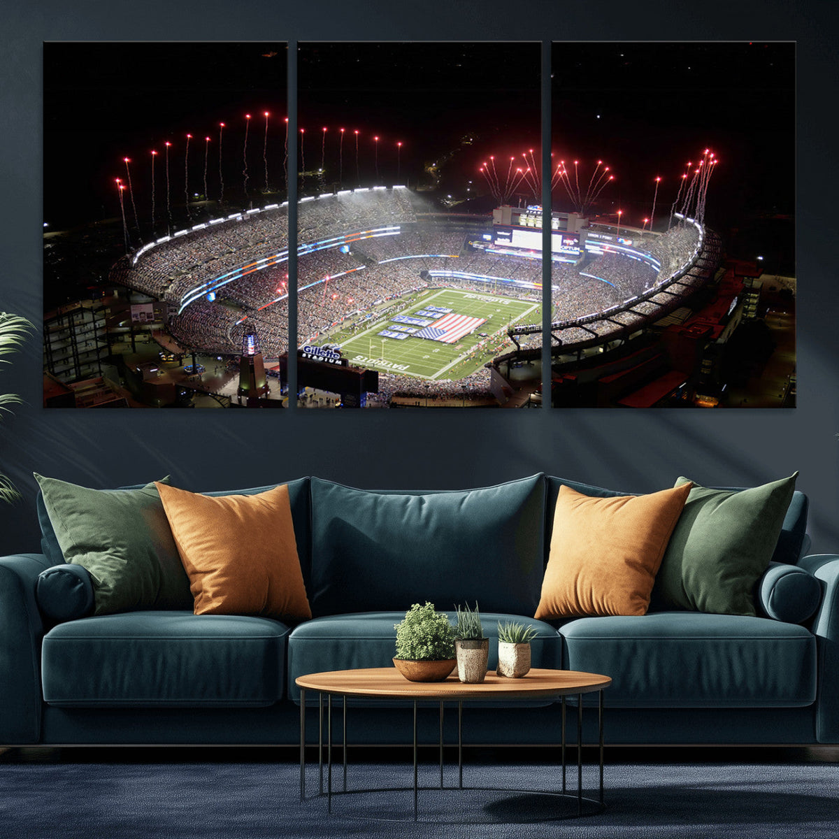 New England Patriots Team Print Wall Art- Foxborough