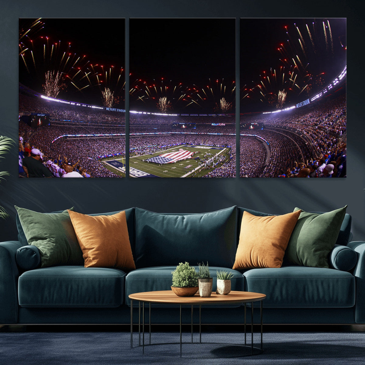 New York Giants Football Team Print - East Rutherford