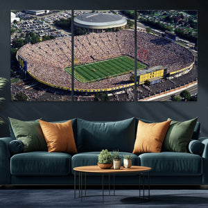 Michigan Wolverines Football Team Print - Ann Arbor Michigan