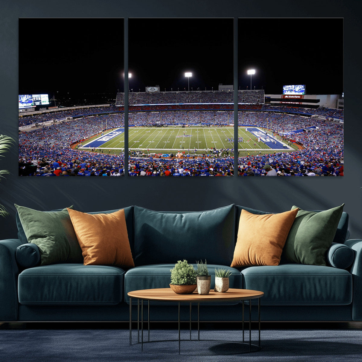 Buffalo Bills Wall Art - Buffalo Bills Stadium Canvas Print,