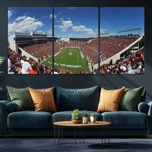 Virginia Tech Hokies Football Team Print - Blacksburg Lane