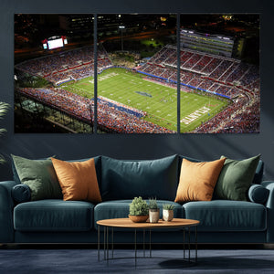 Florida Atlantic University Owls Canvas Print, Football Team