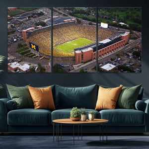 University of Michigan Wolverines Football Team Print - Ann