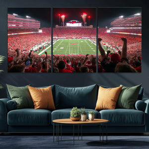 University of Nebraska Cornhuskers Football Team Print -