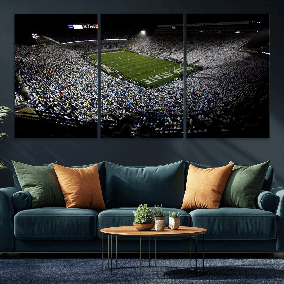 Penn State Football Stadium Wall Art - Beaver Stadium Canvas