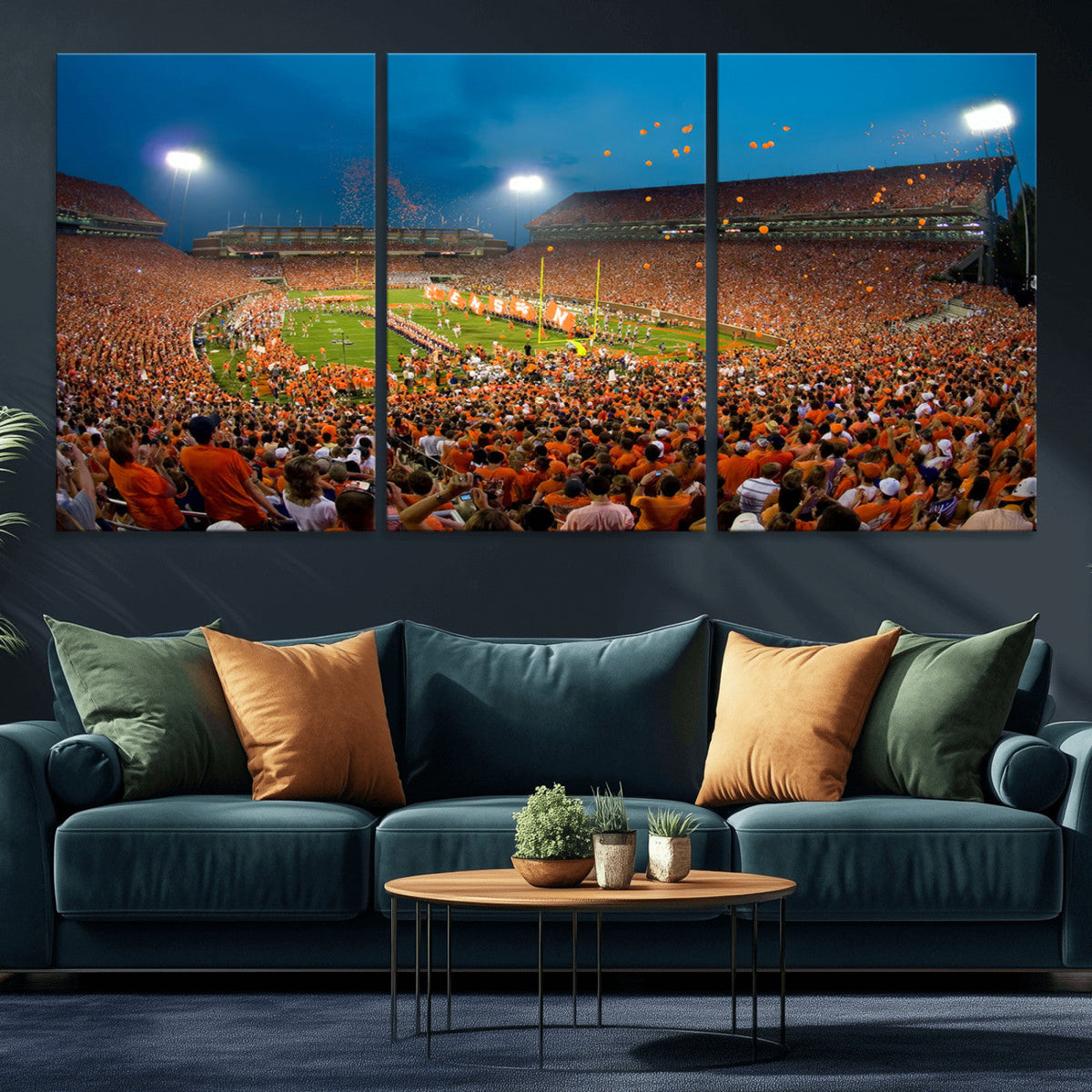 Clemson University Tigers Football Team Print - Clemson