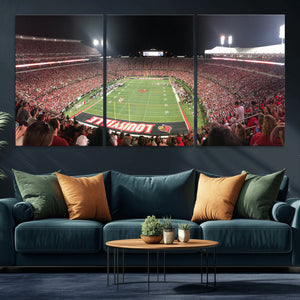 University of Louisville Cardinals Football Team Print -
