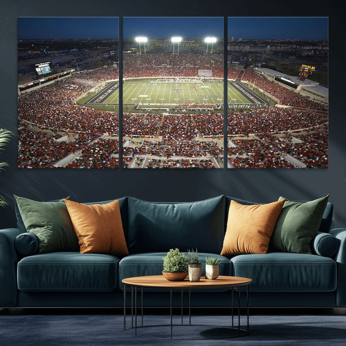 Texas Tech Red Raiders Football Team Print - Lubbock Jones